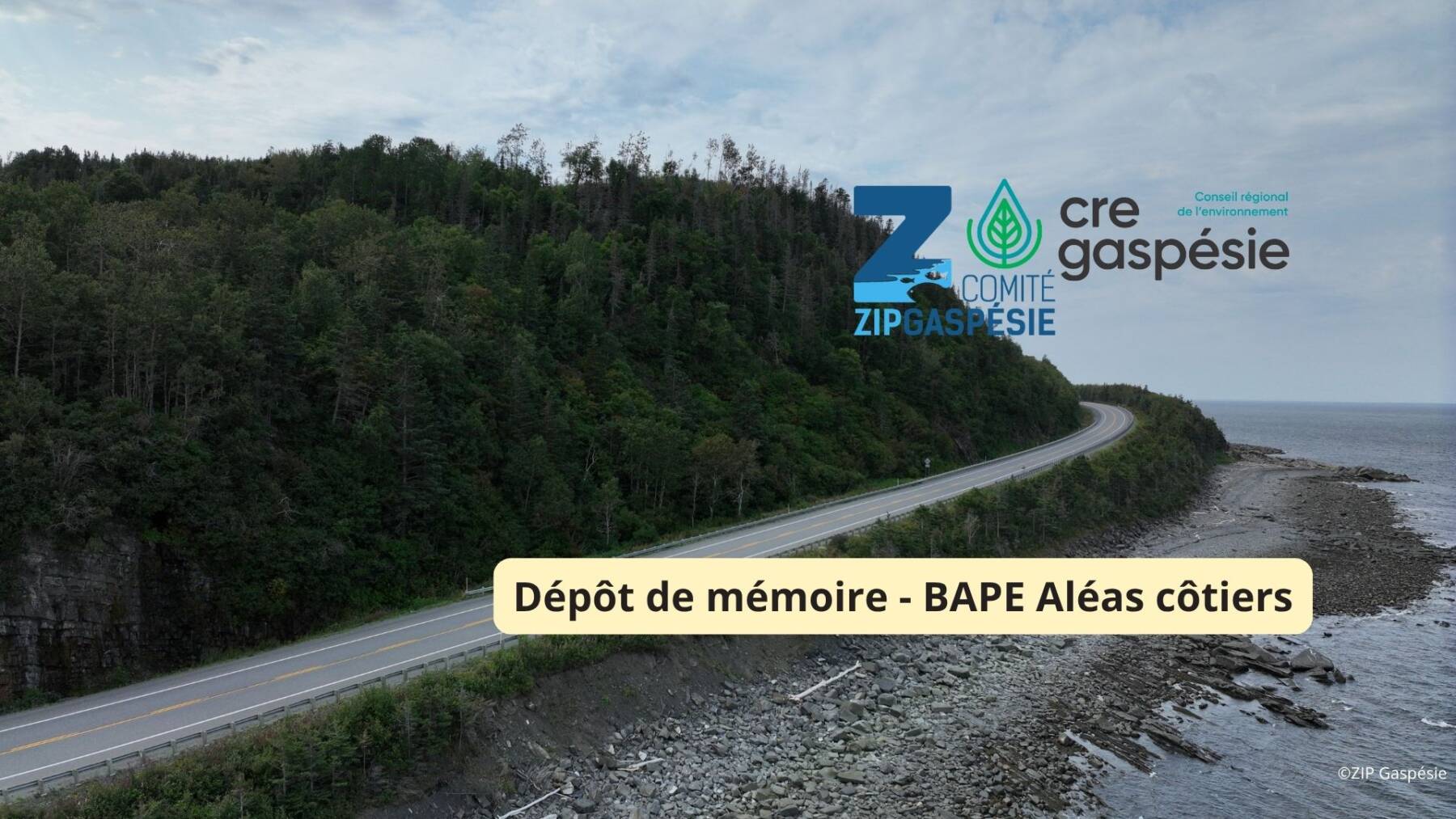 Dépôt de mémoire – BAPE Aléas côtiers
